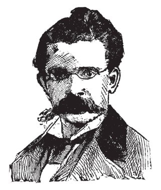 William Black, 1841-1898, İskoç romancı, kara ve deniz manzaraları, vintage çizgi çizme veya oyma illüstrasyon atmosferik onun açıklamaları için ünlü olduğunu