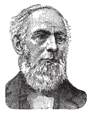 Efendim Isaac Pitman, 1813-1897, bir eğitimci ve yazma, vintage çizgi çizme veya illüstrasyon oyma steno Pitman sisteminin mucidi biriydi