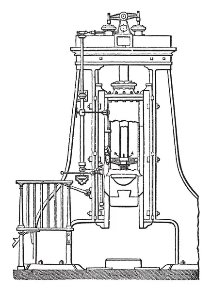 Esta Ilustração Representa Condie Hammer Que Grande Martelo Industrial Desenho — Vetor de Stock