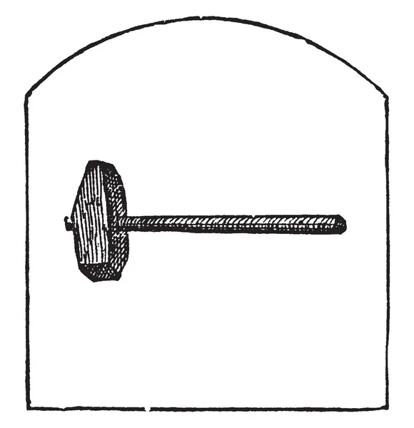 Denna Illustration Representerar Sledge Vilket Stor Tung Hammare Vintage Linje — Stock vektor