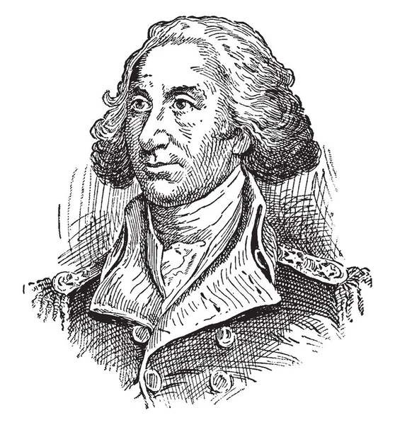 Philip Schuyler 1733 1804 War General Der Amerikanischen Revolution Und — Stockvektor