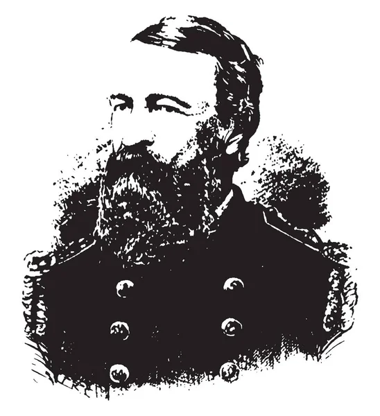 General David Porter 1813 1891 Foi Almirante Marinha Dos Estados —  Vetores de Stock