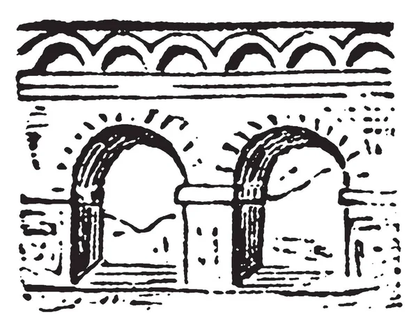 Aqueduc Conduit Pour Transport Eau Particulièrement Structures Pour Transport Eau — Image vectorielle