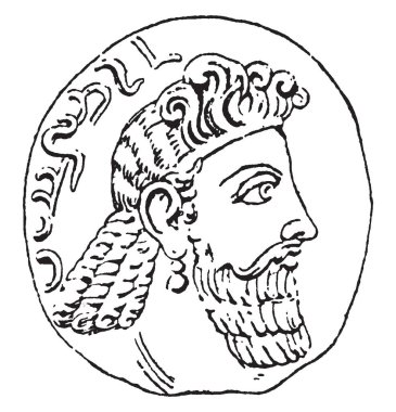 Taş oyma makineleri, vintage çizgi çizme veya oyma illüstrasyon anlamına gelir..