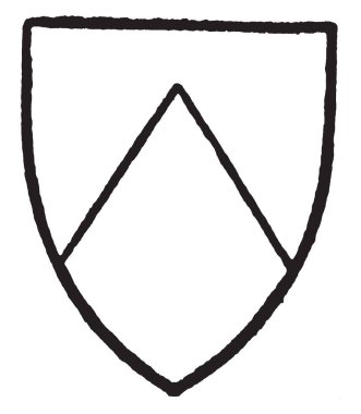 Aston parti samur ve gümüş cheveronwise ya da gümüş bir chiefe giriş samur, başka bir toplantı olduğunu yer Midland sirke Brewery, vintage çizgi çizme veya oyma illüstrasyon kapı ise Ellen Knox Memorial Hall.