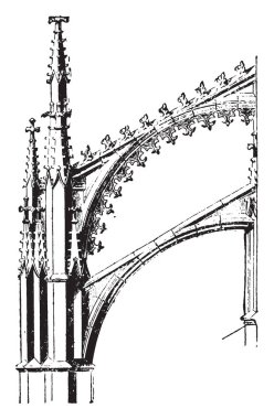 Kemerler Sta. Barbara, Kuttenberg, Almanya, Chorley İstasyonu, kuzeybatısında uçan, vintage çizgi çizme veya oyma illüstrasyon güçlendirmek için tasarlanmış.