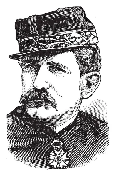 Генерал Джордж Ернест Буланже 1837 1891 Він Був Французький Генерал — стоковий вектор