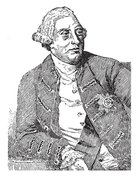 George Iii 1738 1820 Été Roi Grande Bretagne Irlande 1760 — Image vectorielle