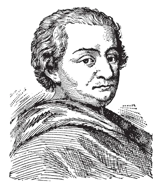 Marquis Beccaria 1738 1794 Var Italiensk Filosof Politiker Och Jurist — Stock vektor