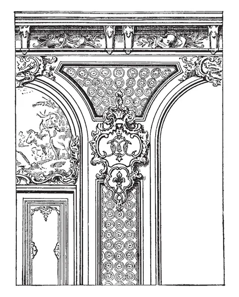 Regency Style Historia Las Bellas Artes Francia Los Edificios Clásicos — Archivo Imágenes Vectoriales