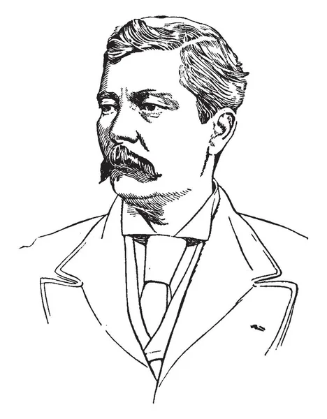 Henry Stanley 1841 1904 Fue Periodista Explorador Famoso Por Exploración — Archivo Imágenes Vectoriales