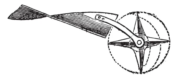 Gałka Stała Odwrocie Odkładnica Lemiesza Vintage Ilustracji Grawerowane Przemysłowe Encyklopedia — Wektor stockowy