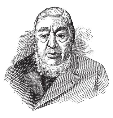 Paul Kruger, 1825-1904, o Güney Afrikalı 1883 1900 Cumhuriyeti, vintage çizgi çizme veya oyma illüstrasyon başkanı oldu