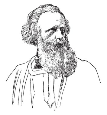 Garibaldi, 1807-1882, o bir İtalyan genel, politikacı ve İtalya, modern zamanlarda, vintage çizgi çizme veya oyma illüstrasyon en büyük generallerinden biri tarihinin büyük bir rol oynayan milliyetçi yapıldı.