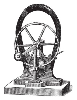 Bu örnekte işlev gram ışık makine, vintage çizgi çizme ya da oyma illüstrasyon temsil eder..