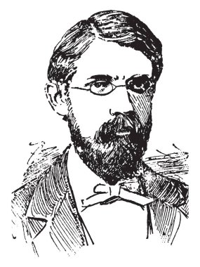Francis Patton, Ll.D., 1843-1932, o bir Amerikan rahip ve eğitimci, vintage çizgi çizme veya oyma illüstrasyon yapıldı.