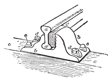Metal bir demiryolu iki kafa, vintage çizgi çizme veya oyma illüstrasyon ile çift başlı demiryolu olduğunu.