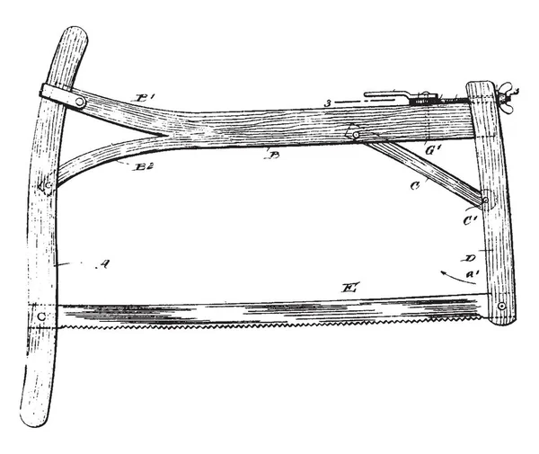 Cette Illustration Représente Une Lame Scie Abrasive Qui Utilise Une — Image vectorielle