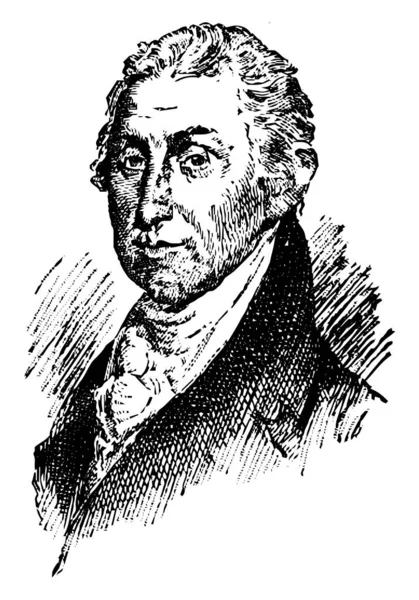 ジェームズ モンロー 1758 1831 アメリカの政治家 1825 1817 年からアメリカ合衆国の第五社長と戦争 ビンテージの線描画や彫刻イラストの 番目のアメリカ合衆国国務長官 — ストックベクタ