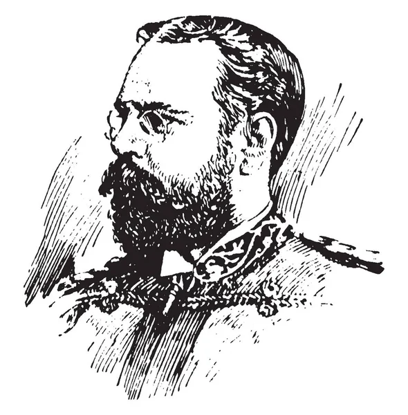 John Philip Sousa 1854 1932 Fue Compositor Director Estadounidense Época — Archivo Imágenes Vectoriales