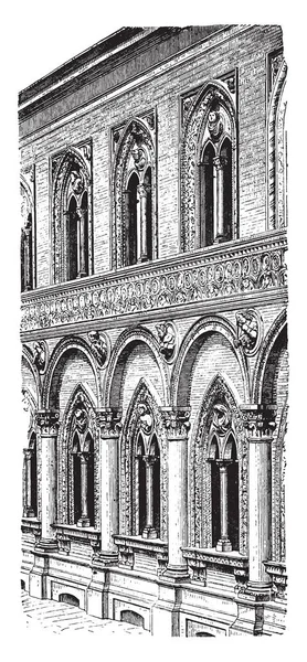 Ospedale Maggiore Fondation Milan Comme Policlinico Milan Les Anciens Hôpitaux — Image vectorielle