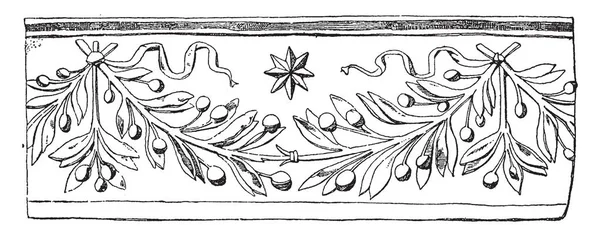 Гробница Беатриче Лавинии Понцетти Фестун Листопад Найденный Церкви Марии Делла — стоковый вектор