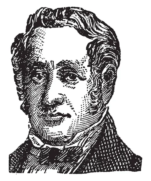 George Stephenson 1781 1848 Fue Ingeniero Civil Ingeniero Mecánico Inglés — Archivo Imágenes Vectoriales