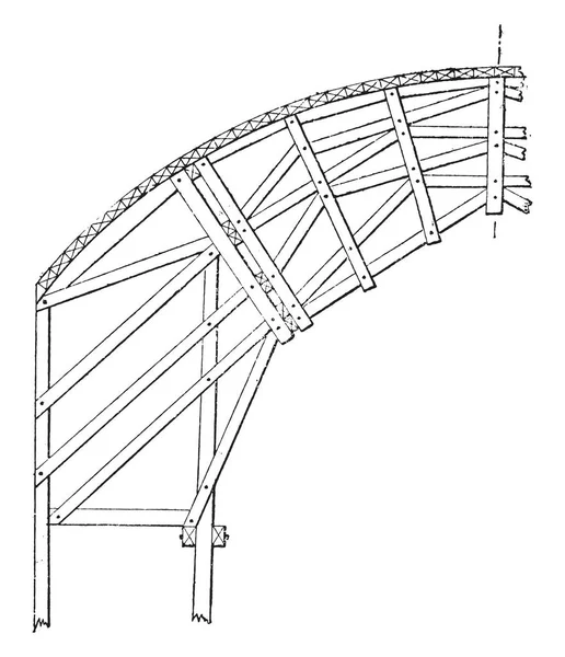 Hanger Stompe Voor Brug Van Bordeaux — Stockvector