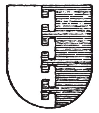 Soluk Potented sıradan bir silah, vintage çizgi çizme veya oyma illüstrasyon resmi bir açıklaması verilmektedir.