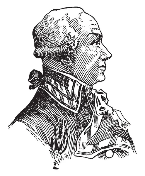 Charles Dumouriez 1739 1823 Fue Famoso General Francés Famoso Por — Archivo Imágenes Vectoriales