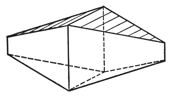 Dieses Diagramm Repräsentiert Arsenopyrit Vintage Linienzeichnung Oder Gravierillustration — Stockvektor