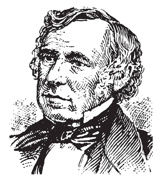 ザカリー テイラー 1784 1850 1850 1849 からアメリカ合衆国の大統領 ビンテージの線の描画や彫刻イラスト — ストックベクタ