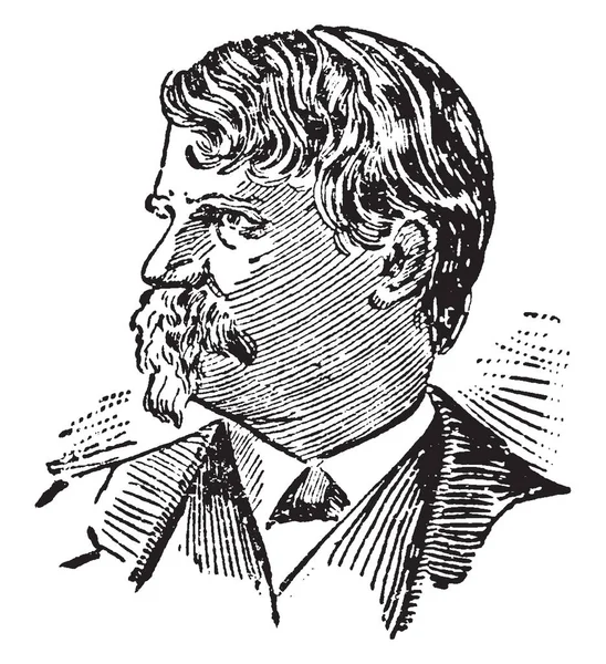 Henry Waterson, 1840-1921, o bir Amerikalı gazeteci, vintage çizgi çizme veya oyma illüstrasyon yapıldı.