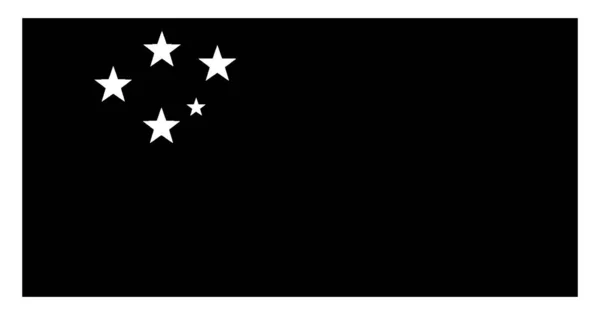 Vlajka Samoy 2009 Tento Příznak Modrý Obdélník Kvadrantu Straně Horní — Stockový vektor