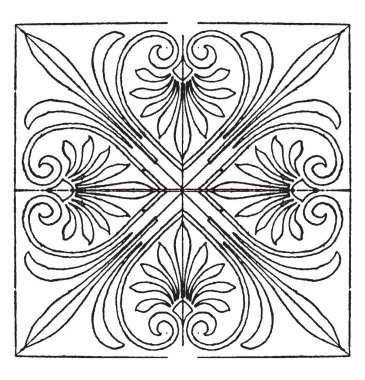 Atina, vintage çizgi çizme veya oyma illüstrasyon Akropol girişine Yunan Kare Panel olduğunu.