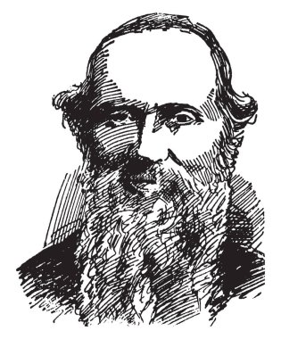 Lord Kelvin, 1824-1907, o bir matematiksel fizikçi ve mühendis, vintage çizgi çizme veya oyma illüstrasyon yapıldı.