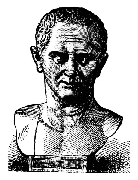 Marco Túlio Cícero 106 Foi Político Romano Advogado Cônsul República — Vetor de Stock