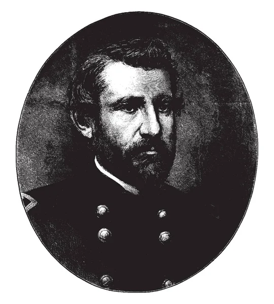 Generaal Albert Myer 1828 1880 Hij Een Chirurg Amerikaanse Leger — Stockvector