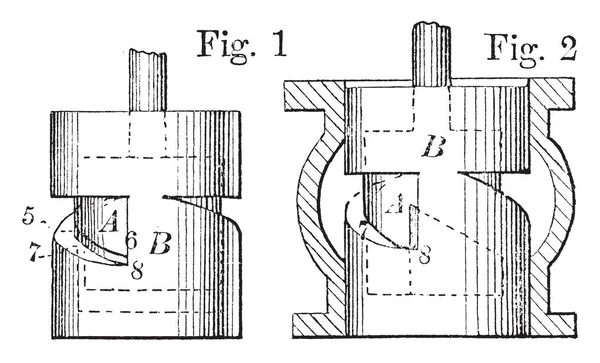 Esta Ilustración Representa Válvula Vapor Que Son Capaces Cortar Vapor — Archivo Imágenes Vectoriales