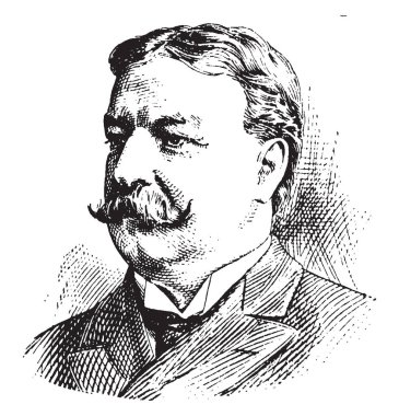 Taft, William Howard, Amerika Birleşik Devletleri Başkanı ve Baş Yargıç, Amerika Birleşik Devletleri, vintage çizgi çizme veya oyma illüstrasyon 1857-1930, biriydi
