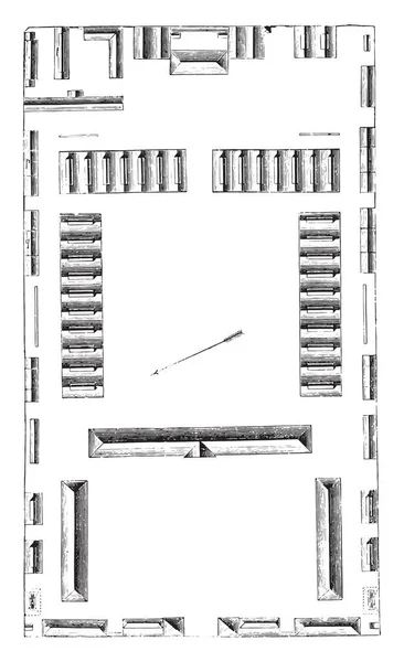 Bezirksartillerie Mans Historische Gravur Industrieenzyklopädie Lami 1875 — Stockvektor