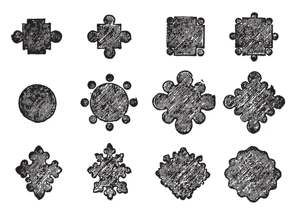 Colonnes Gothiques Importantes Structurales Utilisées Structurellement Pour Décoration Une Seule — Image vectorielle