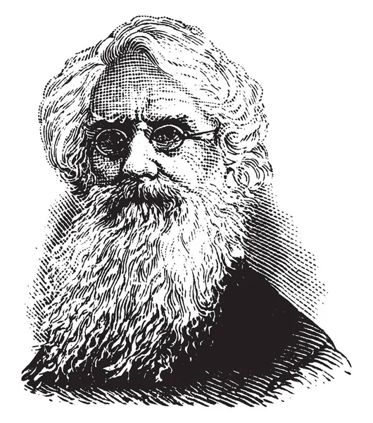 Samuel Morse 1791 1872 Hij Een Amerikaanse Schilder Uitvinder Van — Stockvector