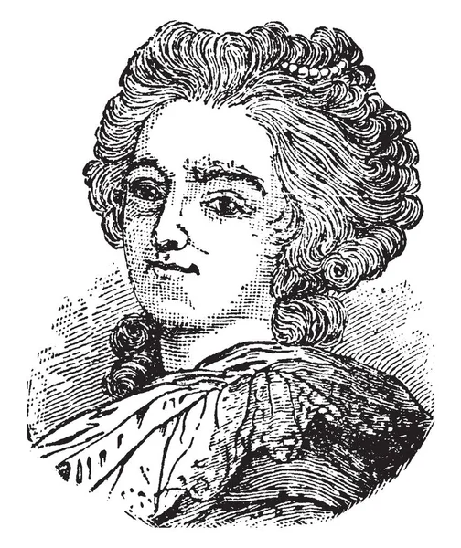 Marie Antoinette 1755 1793 Ban Volt Francia Királyné 1774 Ben — Stock Vector