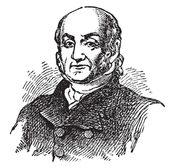 John Quincy Adams 1767 1848 Fue Sexto Presidente Los Estados — Vector de stock