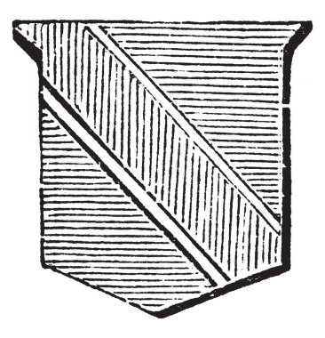 Bend Fimbriated sıradan bir kenarlık farklı tentür, vintage çizgi çizme veya oyma illüstrasyon sahip olduğunu.