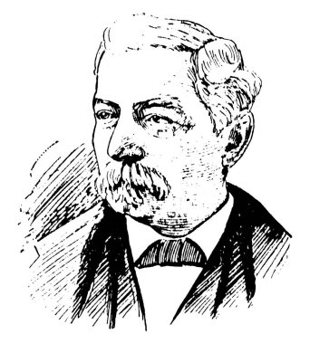 General Beauregard, 1818-1893, o bir Amerikan askeri memur ve Müttefik Devletler Ordusunun ilk önde gelen general Amerikan İç Savaşı, vintage çizgi çizme veya oyma illüstrasyon sırasında yapıldı.