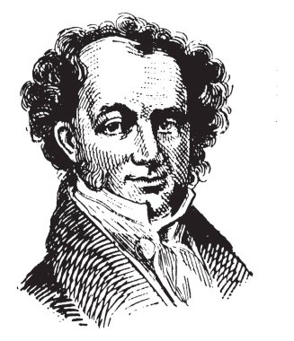 Martin Van Buren, 1782-1862, o bir devlet adamı, sekizinci Cumhurbaşkanı Amerika Birleşik Devletleri 1837 dan 1841 ve Demokrat Parti, vintage çizgi çizme veya oyma illüstrasyon kurucusu oldu