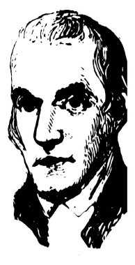 William Floyd, 1734-1821, o New York ABD'li siyasetçi ve bağımsızlık, vintage çizgi çizme veya oyma illüstrasyon Amerika Birleşik Devletleri Bildirgesi'nin imzalayan oldu