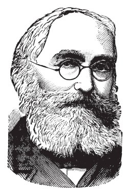 Koloman Tisza, 1830-1902, o bir Başbakanı Macaristan, vintage çizgi çizme veya oyma illüstrasyon yapıldı.